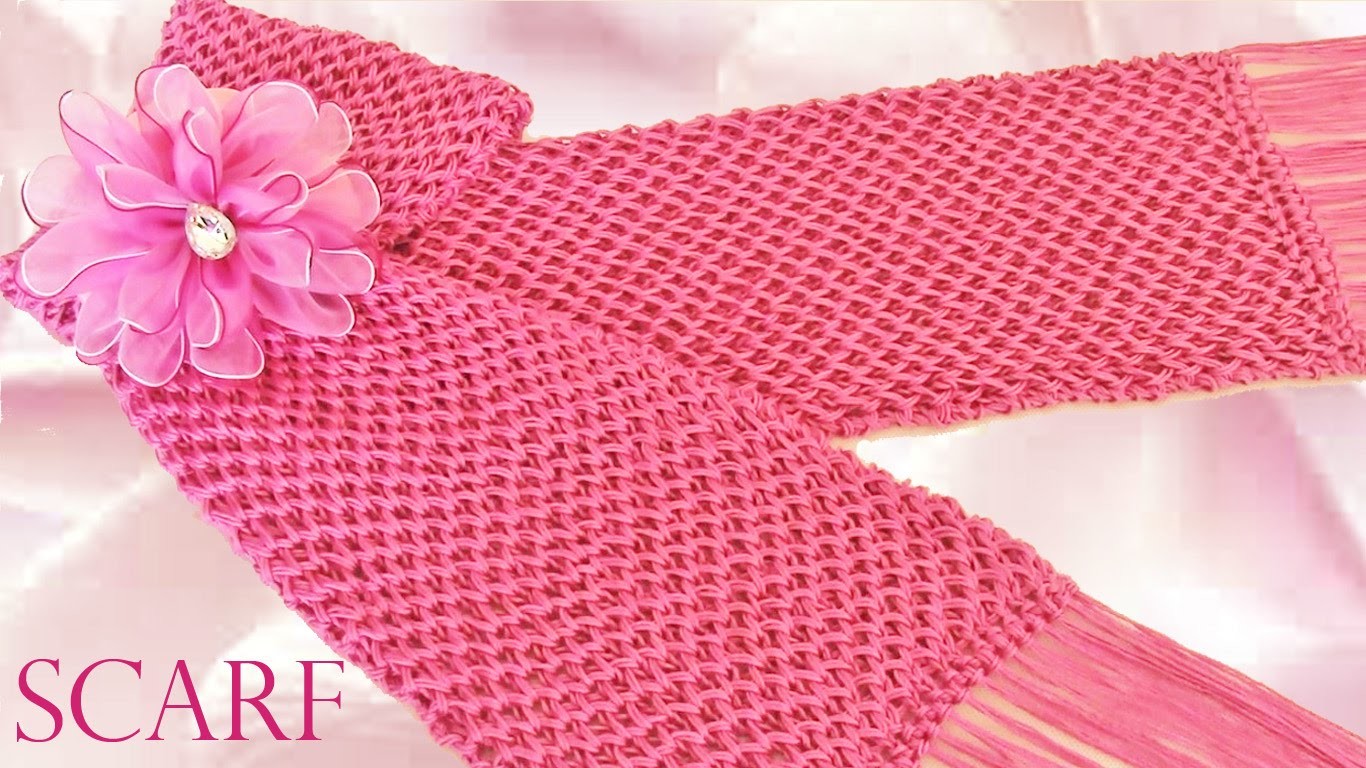 Haz crea  diseña tu ropa teje una linda bufanda Make creates designs clothes cute knitting scarf