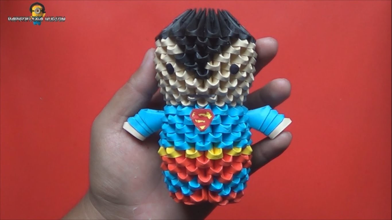 Origami 3D Mini Superman