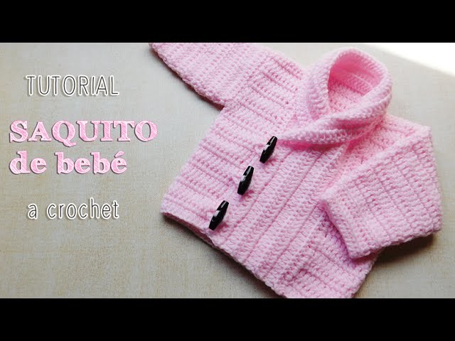 Abrigo de bebé unisex - Tutorial Crochet paso a paso (1 de 2)