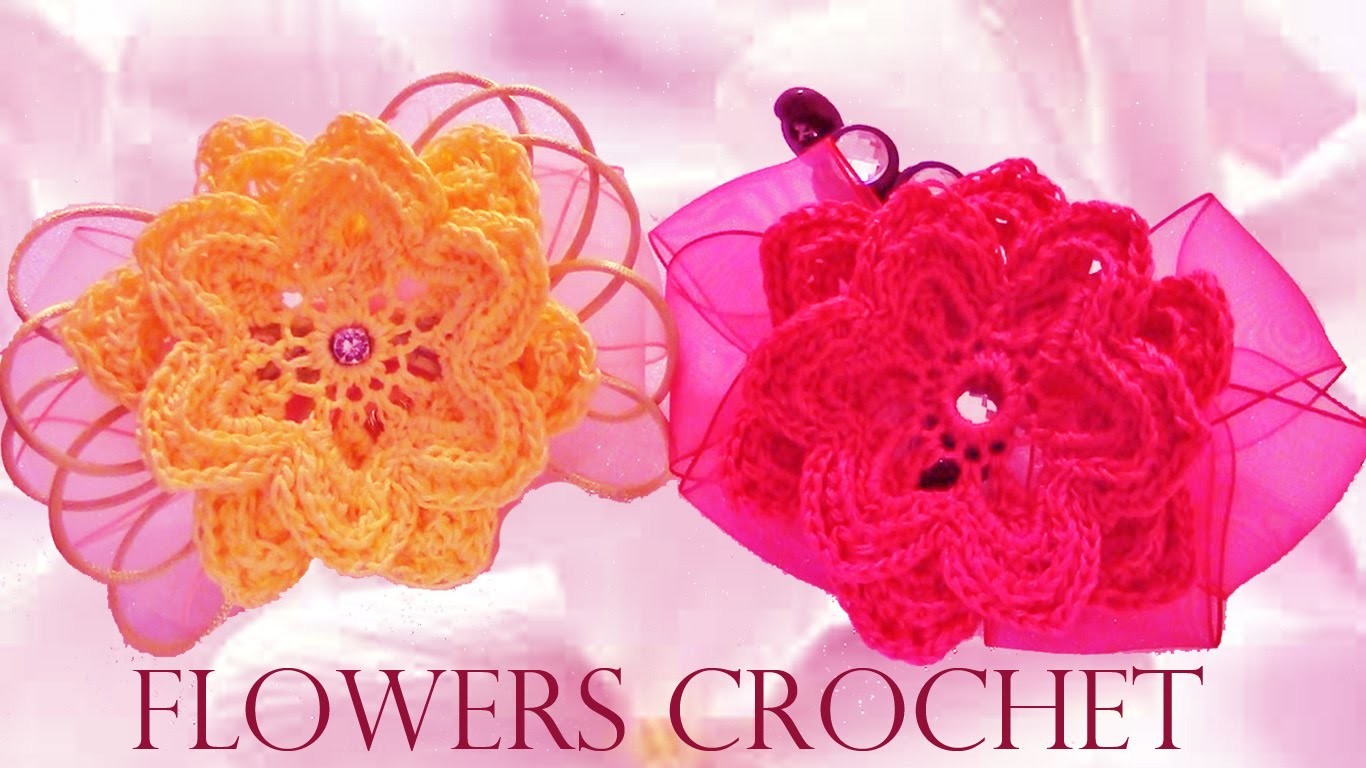 Como tejer flores fácil crear y diseñar accesorios -Make knits designs the best accessories  crochet