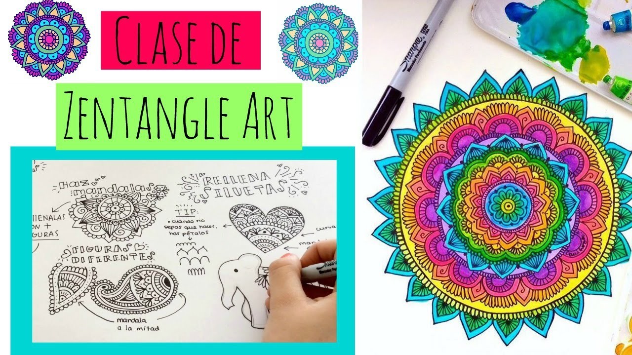 Aprende a hacer Zentangle Art y Mandalas