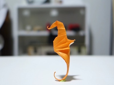Caballito de Mar de papel - Origami Seahorse