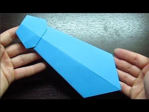 Como hacer una CORBATA DE PAPEL Super Cool | Origamis de papel paso a paso (Muy fácil)