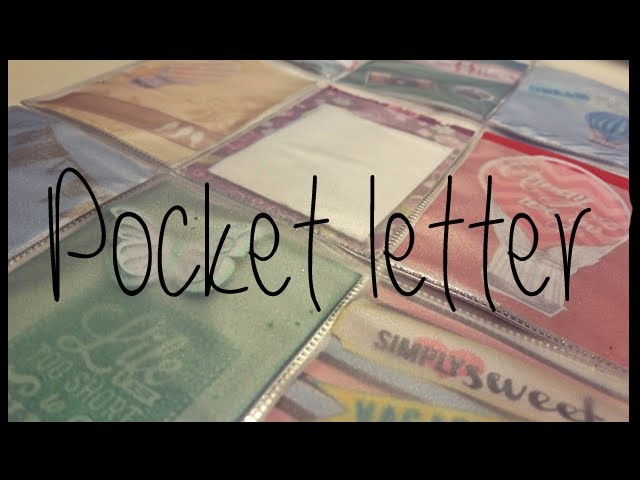 Como hacer una pocket letter sencilla
