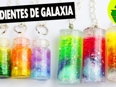 DIY | Pendientes de Galaxia para collares y  llaveros 100% Caseros - Manualidades Faciles