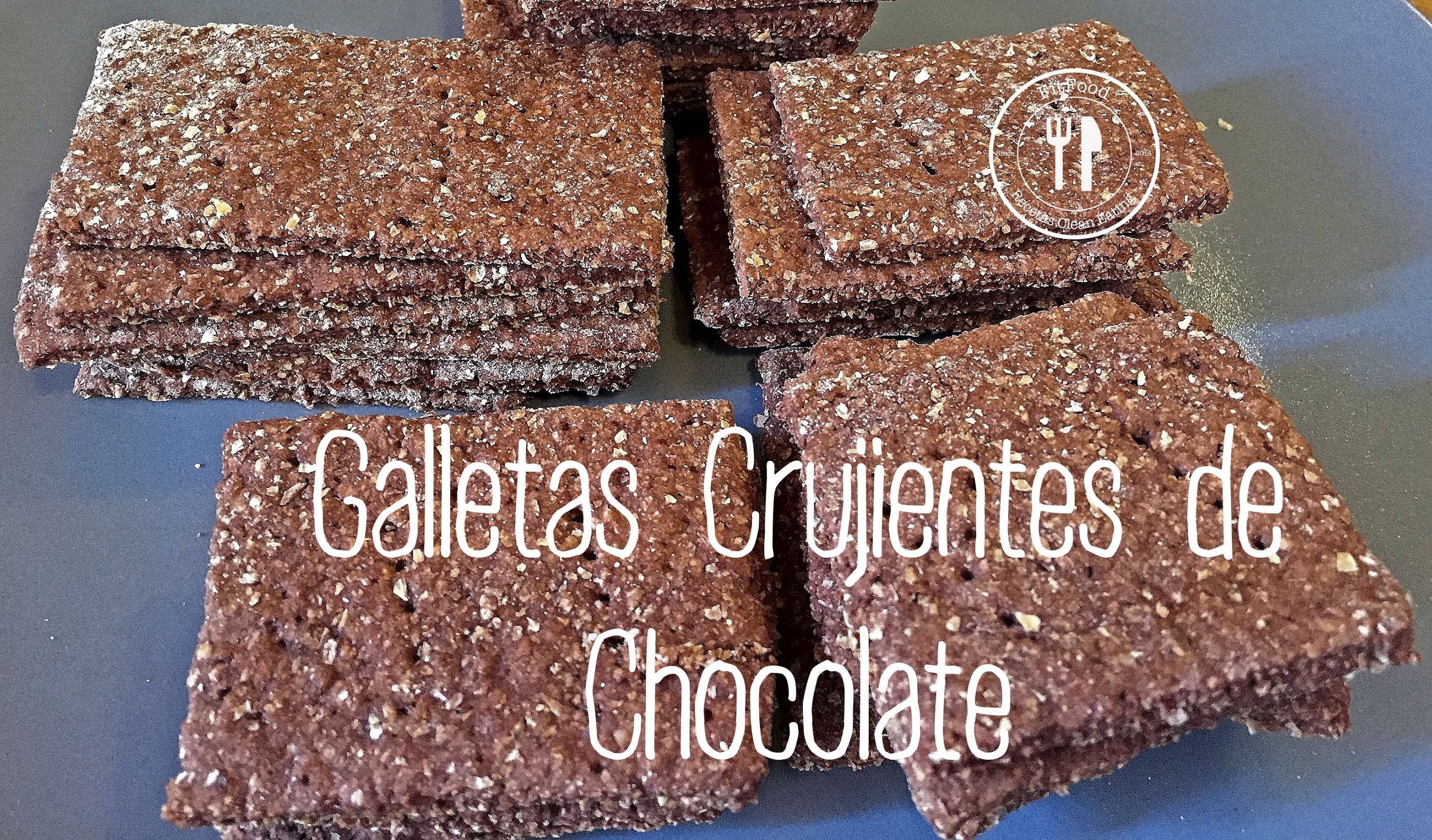 Galletas Crujientes de Chocolate | Recetas Clean Eating | FitFood
