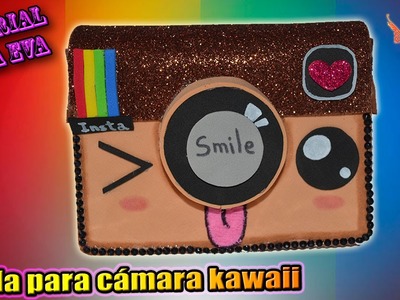 ♥ Tutorial: Funda para cámaras de Instagram Kawaii de Goma Eva (Foamy) ♥