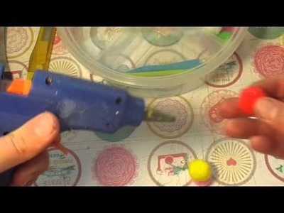 Broma pegamento, Muñeco bolitas y decorar Lapiz.
