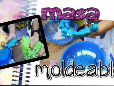 Masa MOLDEABLE  tipo Play Doh CASERA