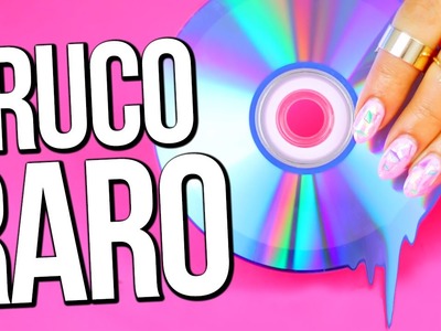 PINTA TUS UÑAS USANDO CDs!
