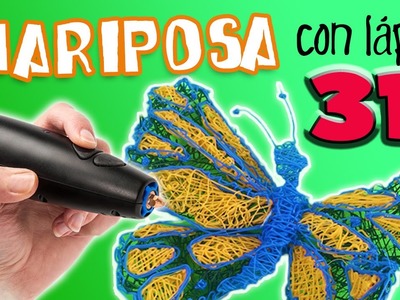 3D PEN Review (Gearbest) * Mariposa con LAPIZ 3D