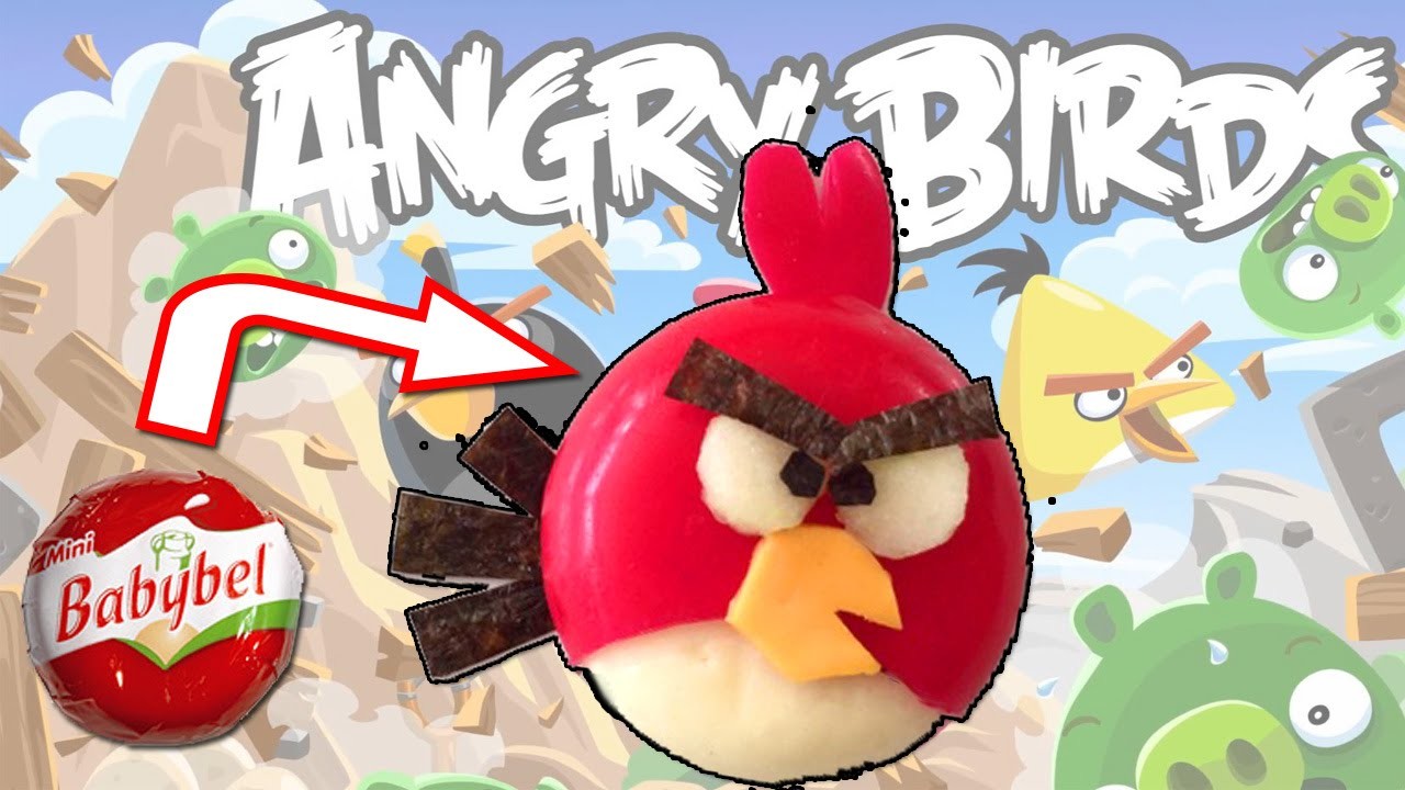 ANGRY BIRD con queso Mini Babybel * Recetas infantiles