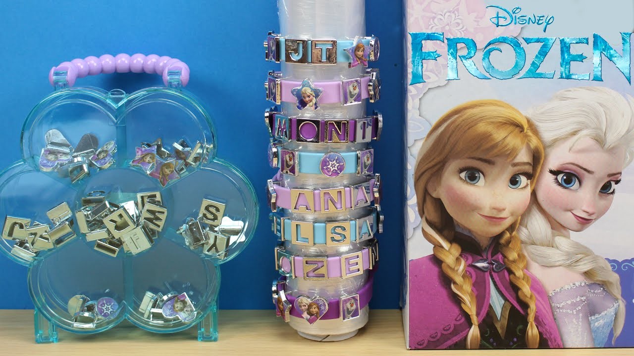 Como hacer pulseras de Frozen | Set para hacer pulseras de Elsa Anna y Olaf | Juguetes Frozen