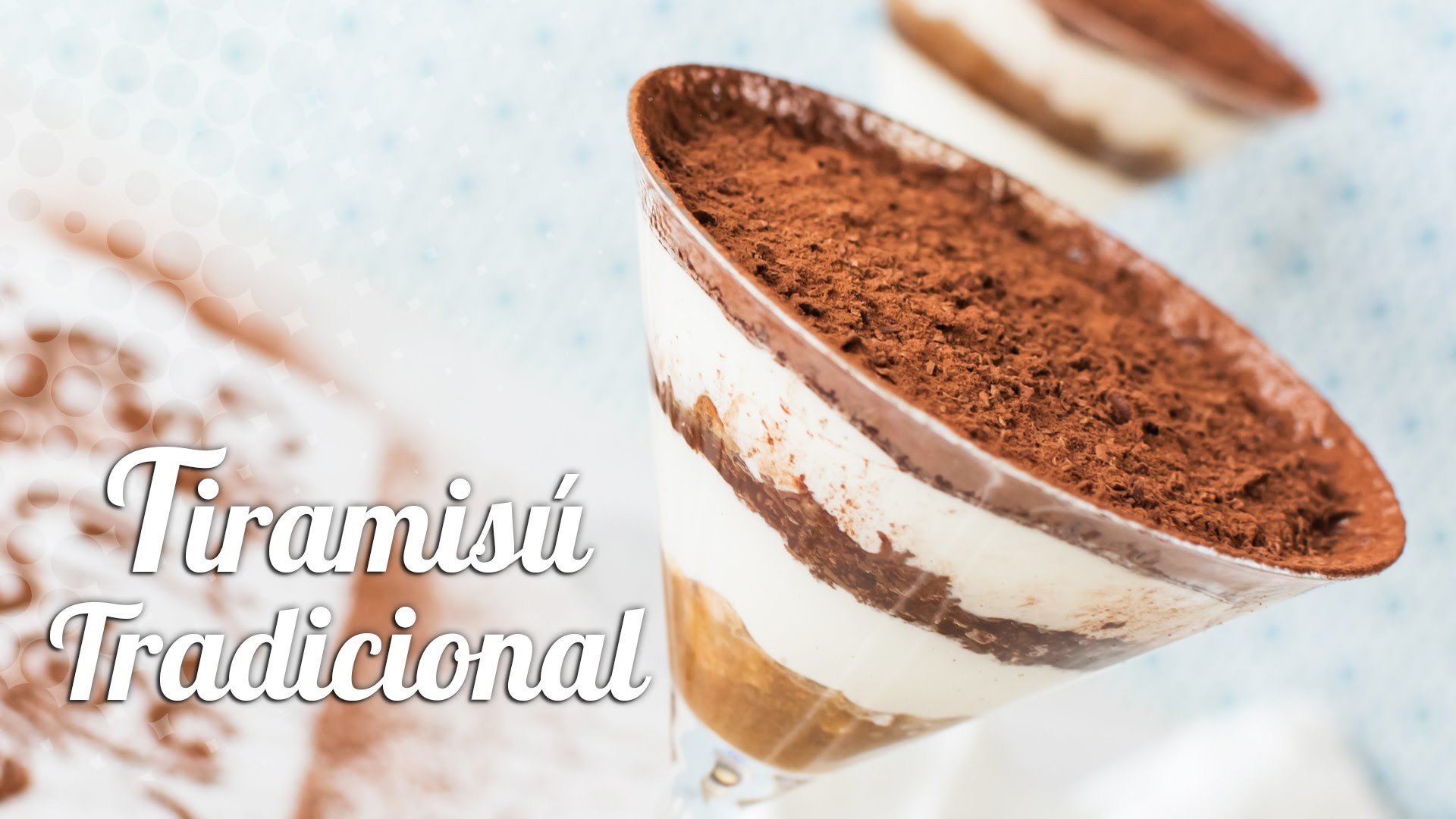 Tiramisú tradicional en copa | Postre sin horno | Quiero Cupcakes!