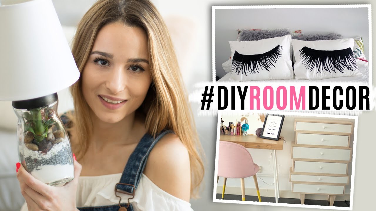 2 DIYs para decorar tu cuarto & nuevos muebles | ROOM DECOR