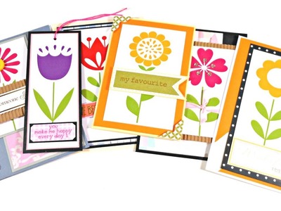 "Bienvenida Primavera" 6 Ideas para hacer tarjetas con flores | CardMaking | Mundo@Party