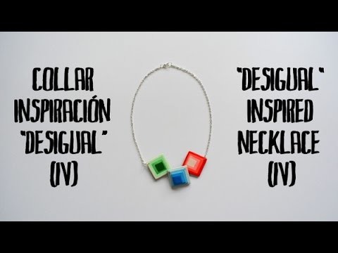 Collar inspiración Desigual (4) - Desigual inspired necklace (4)