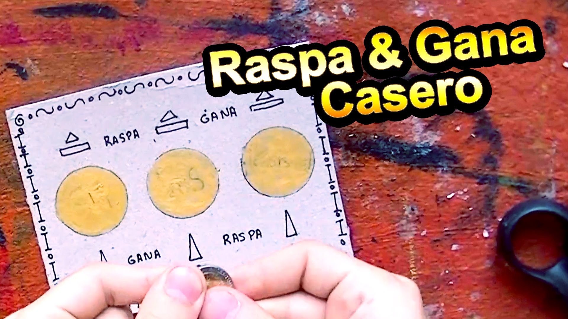 Cómo hacer un Raspa & Gana casero | Arte Track