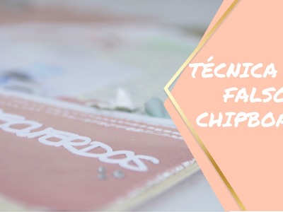 Scrapbooking: Técnica del Falso Chipboard. Como hacer adornos con relieve.