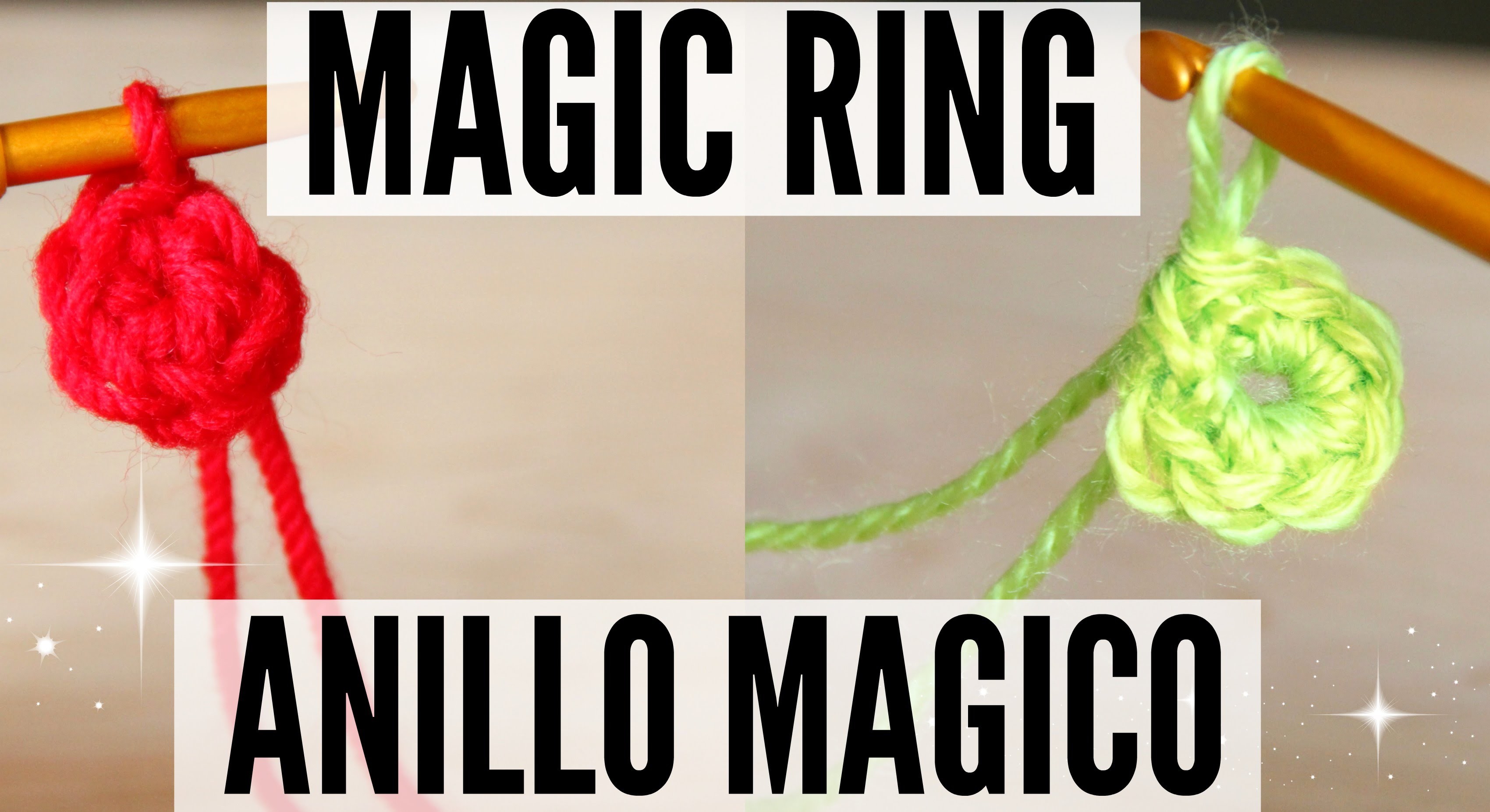 Como hacer ANILLO MAGICO | Tejiendo Con Erica