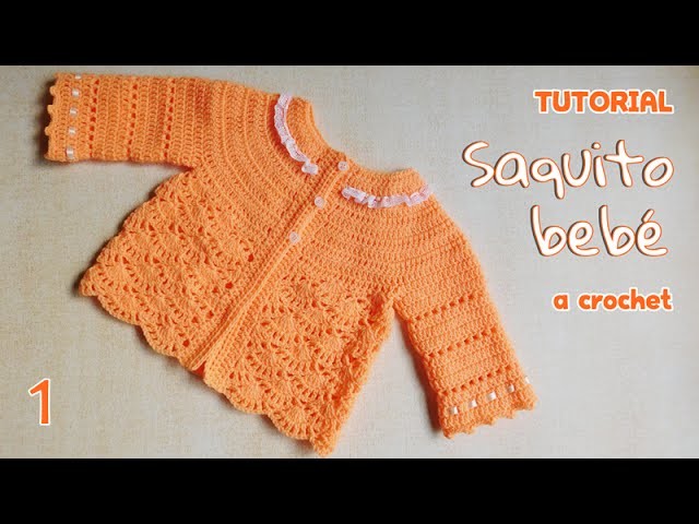 Como tejer saco y chaleco bebe a crochet (1.3)