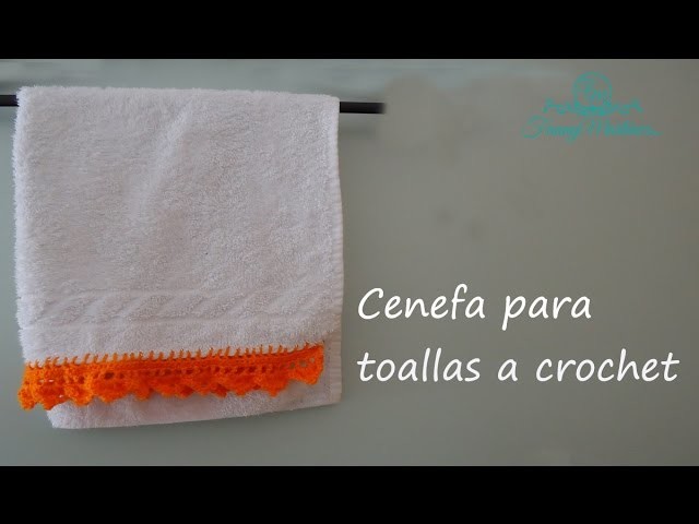 DIY- Como Decorar tus Toallas de mano- Cenefa para toallas a corchet