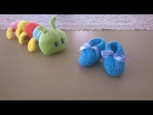 Escarpines bebé: Cómo tejer zapatos o patucos para bebé en crochet