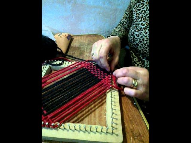 Telar bastidor, escocés.