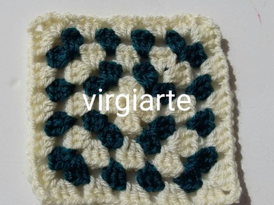 Tutorial Granny Square a Crochet  ,Para Realizar Cualquier labor