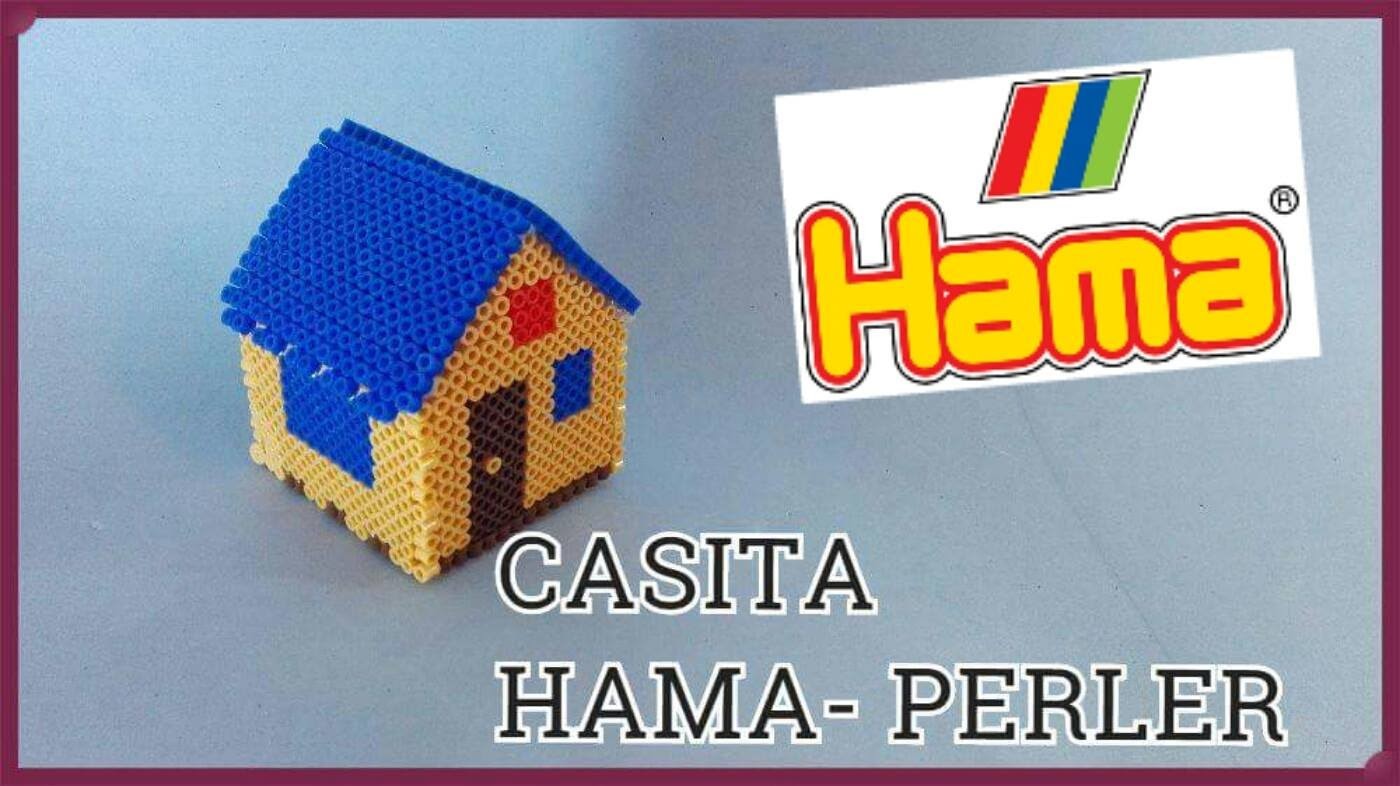 CASA HAMA PERLER 3D - HOUSE PERLER 3D