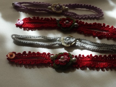 Como tejer una pulsera - How to crochet a bracelete