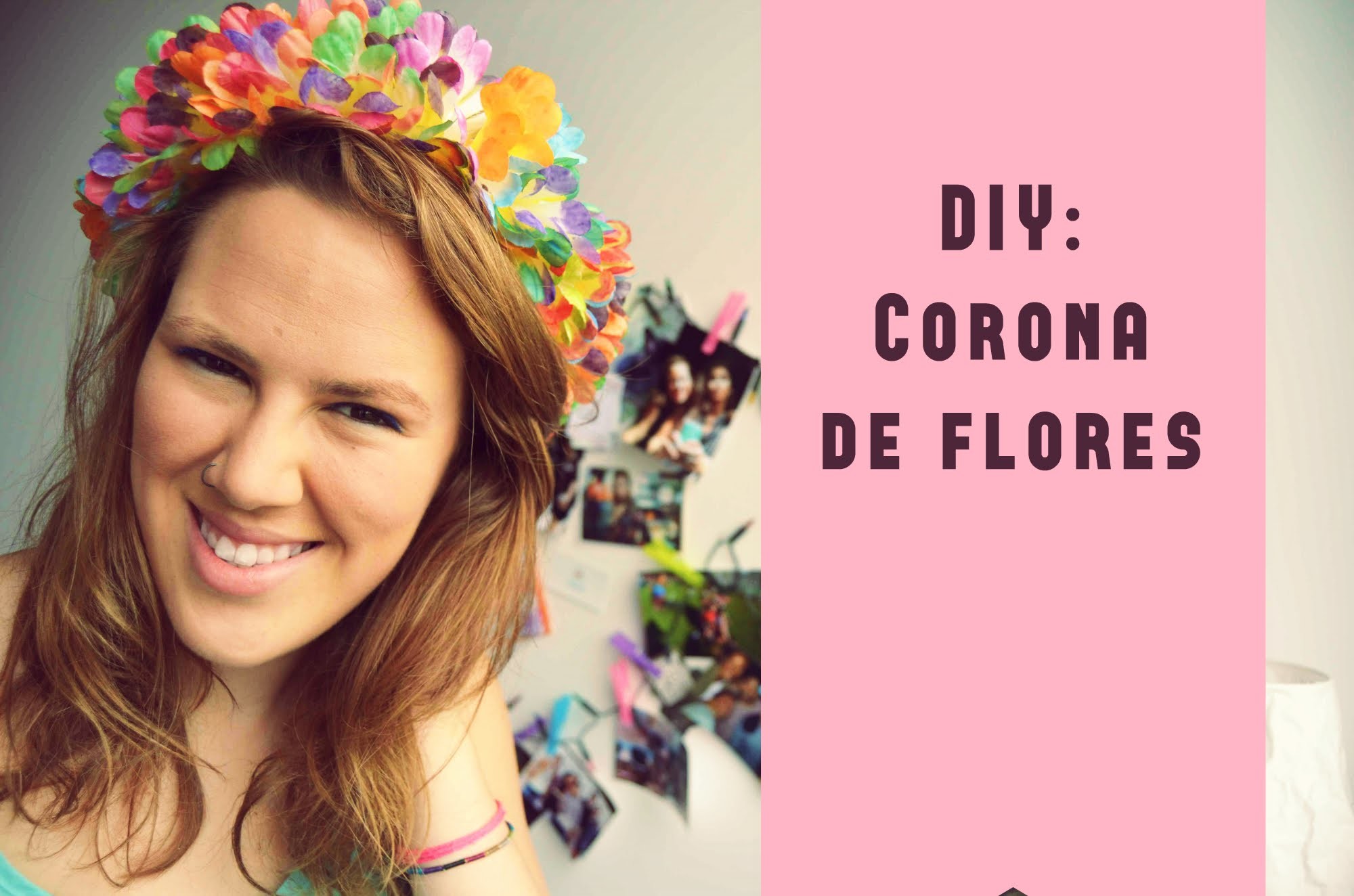 DIY: Diadema de flores ✿ DIY: Flower crown