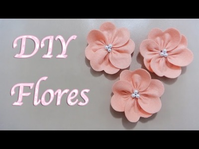 FLORES | COMO HACER FLORES DE TELA FÁCIL | FLOR ELEGANTE | MOTHER'S DAY | DIY - YuureYCrafts