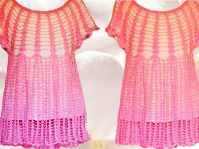 Haz crea teje fácil rápido blusa sin coser en una pieza -  Make quick and easy Knit blouse one piece