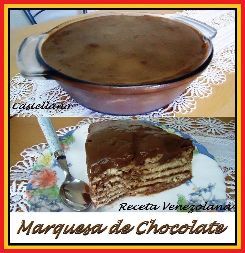 Receta de Marquesa de Chocolate Venezolana fácil y rápida