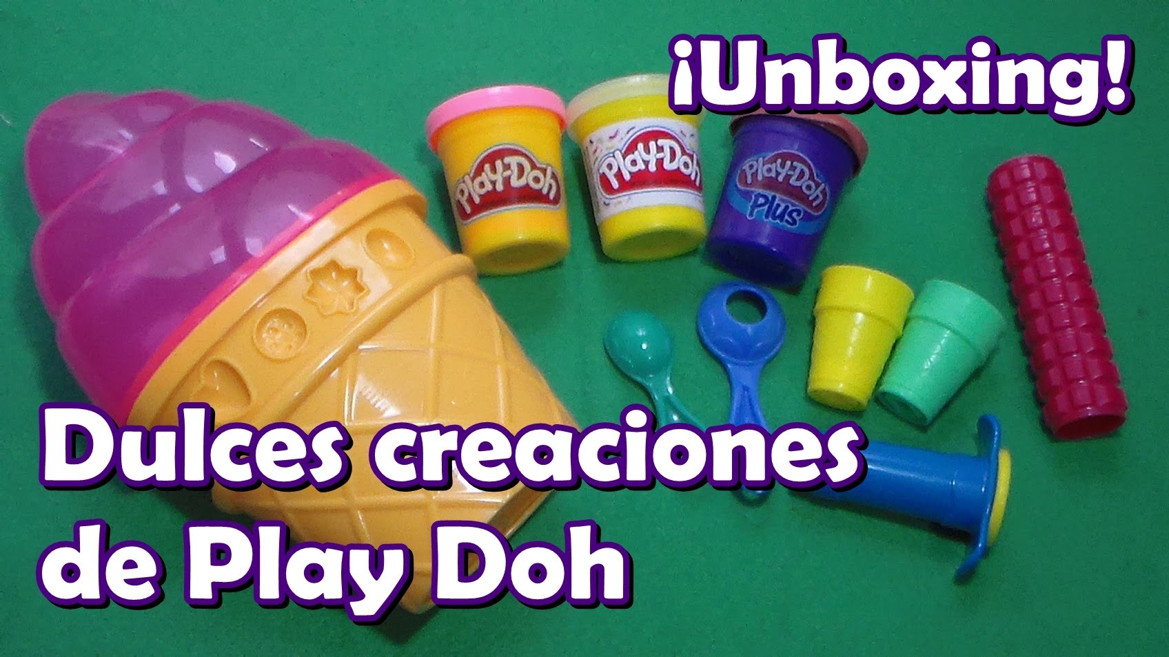 Unboxing Dulces creaciones de Play Doh