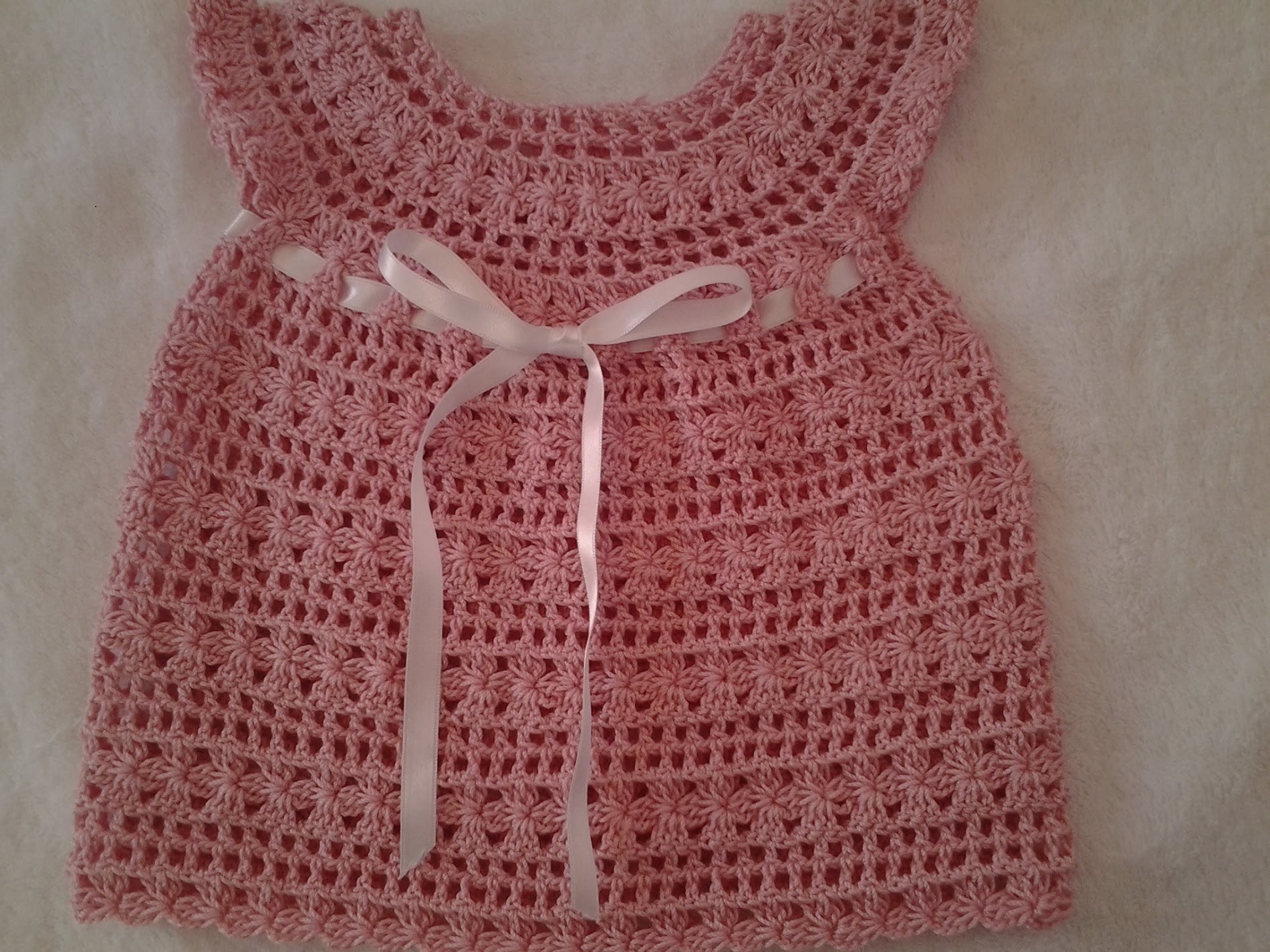 Vestido bebita a crochet parte 2 #tutorial #DIY