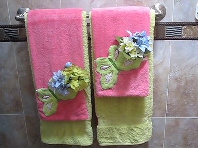 Como decorar y arreglar las toallas de baño (3)