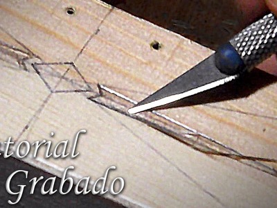 Cómo grabar madera fácilmente, con herramientas sencillas | How to make a easy wood engraving