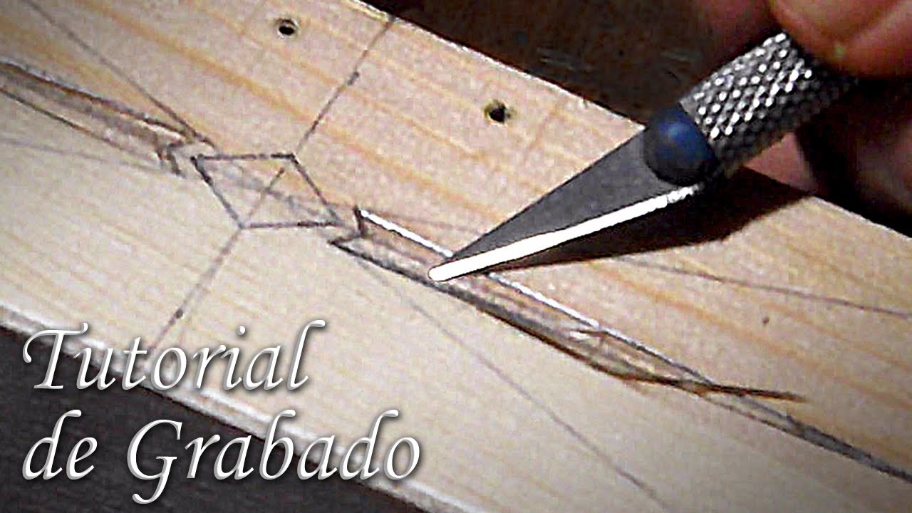 Cómo grabar madera fácilmente, con herramientas sencillas | How to make a easy wood engraving