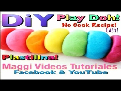 Como hacer Plastilina Casera  Play Doh
