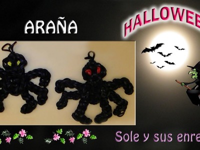 Cómo hacer una Araña para Halloween con gomitas elásticas