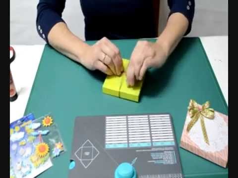 Como hacer una cajita con la tabla de sobre Envelope Punch Board Memory Keepers