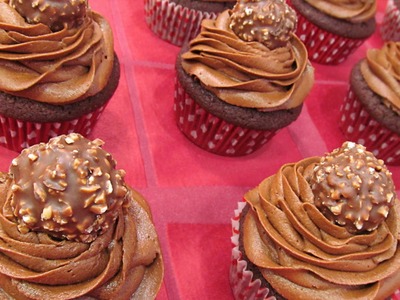 Cupcakes de Ferrero Rocher | Recetas de Cupcakes