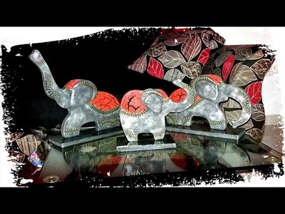 DIY: como pintar y decorar elefantes en mdf