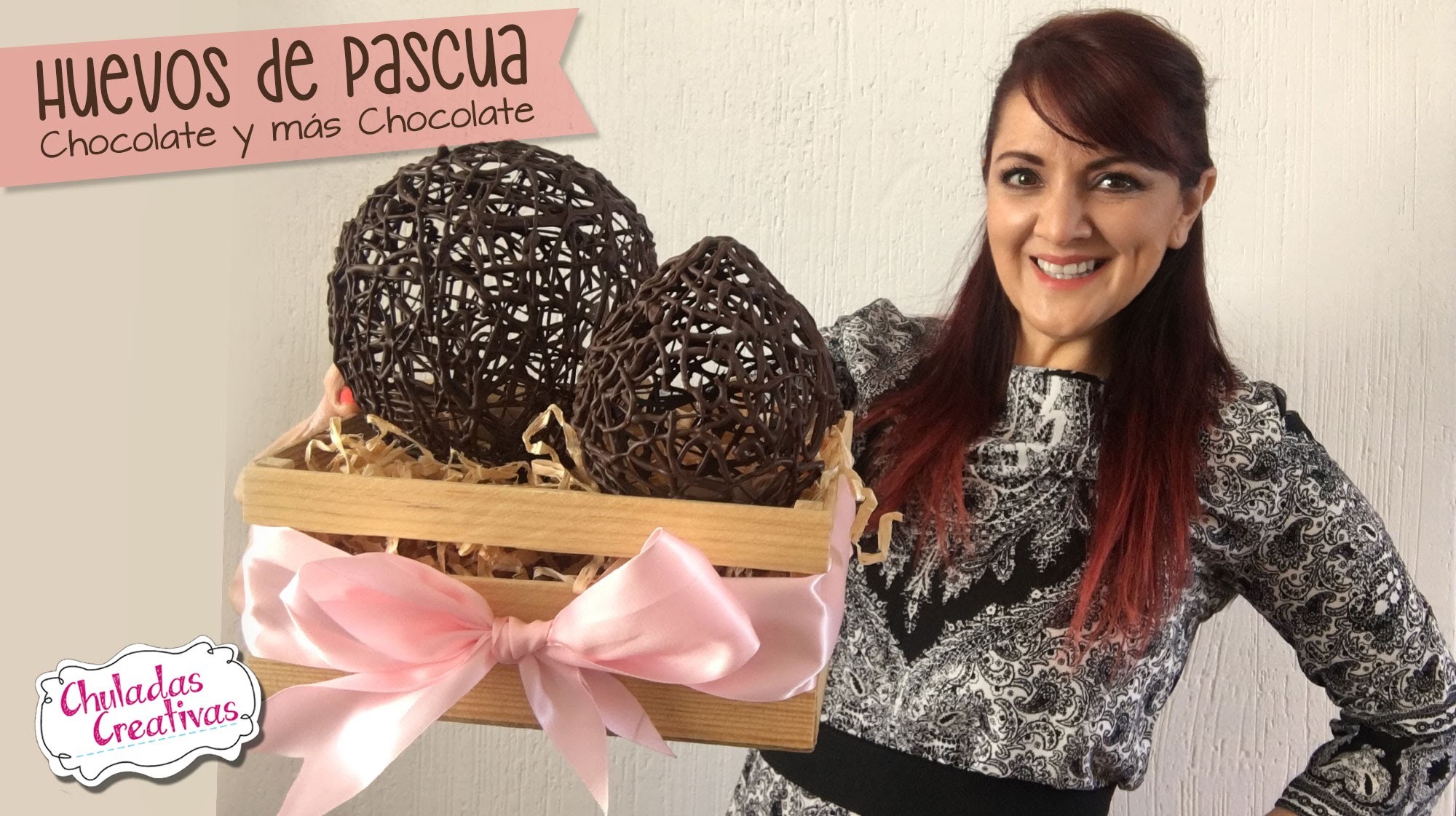 Huevos De Chocolate de Pascua con Conejo :: Chuladas Creativas