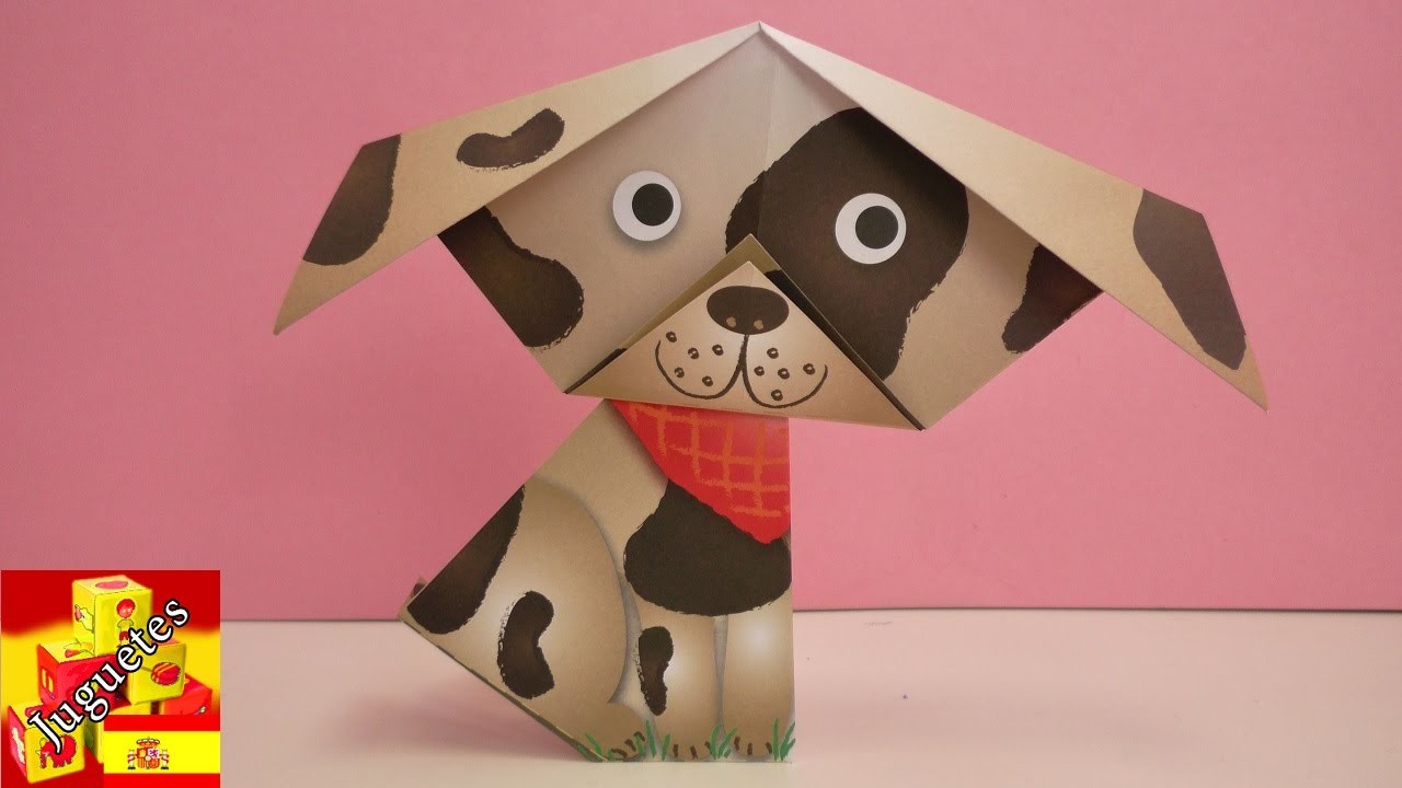Origami fácil para niños | SES Creative | Perro