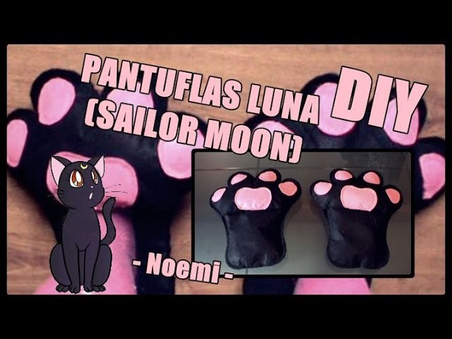 Pantuflas Gatita. Luna - Sailor Moon | Noemi ♥