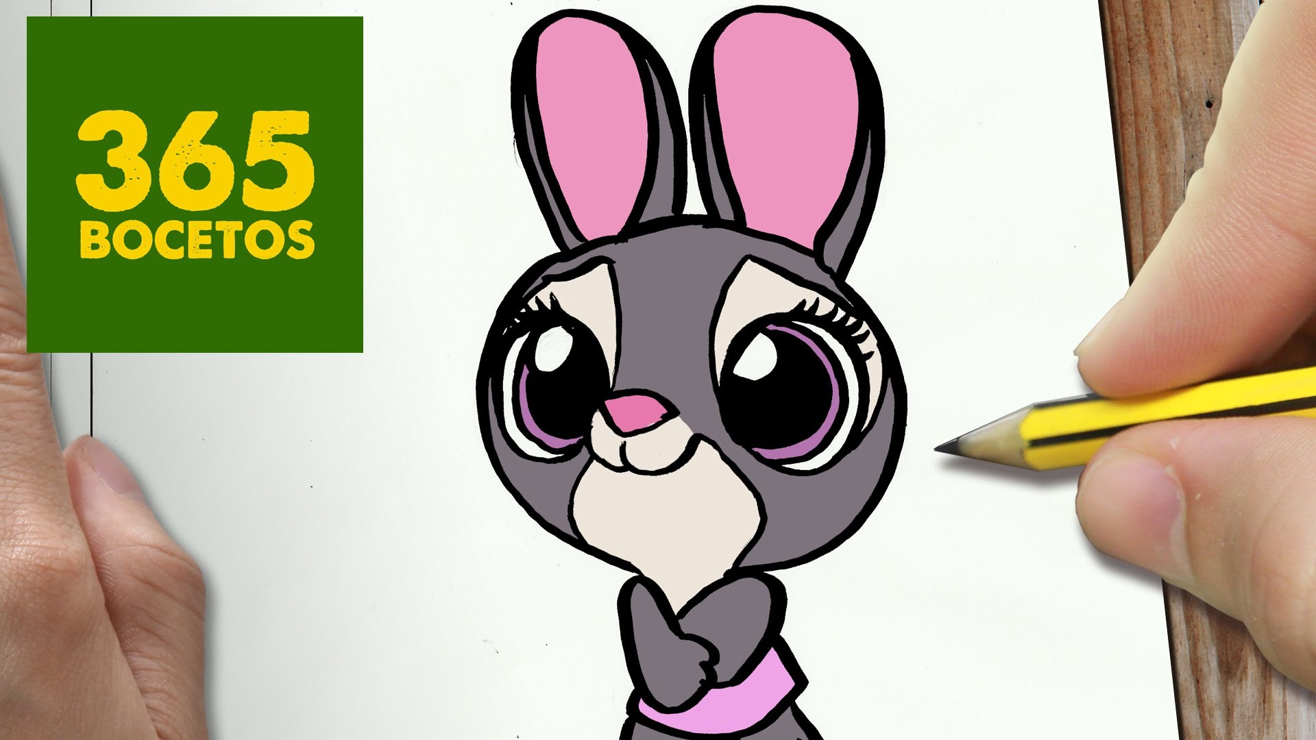 COMO DIBUJAR BONNIE HOPPS ZOOTOPIA KAWAII PASO A PASO - Dibujos kawaii faciles - How to draw BONNIE