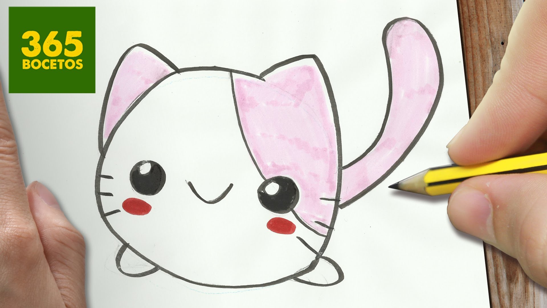 COMO DIBUJAR GATO KAWAII PASO A PASO - Dibujos kawaii faciles - How to draw a CAT